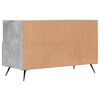 vidaXL TV-Schrank Betongrau 80x36x50 cm Holzwerkstoff