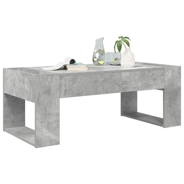 vidaXL Couchtisch Beton Grau 110 x 50 x 41 cm Holzwerkstoff