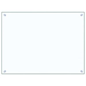 vidaXL K&uuml;chenr&uuml;ckwand Transparent 80x60 cm Hartglas