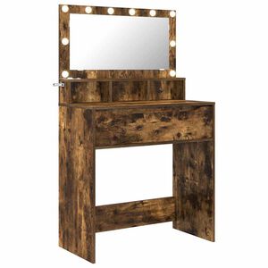 vidaXL Schlafzimmer-Frisiertische Ger&auml;ucherte Eiche 80 x 39,6 x 135 cm