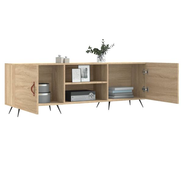 vidaXL TV-Schrank Sonoma-Eiche 150x30x50 cm Holzwerkstoff