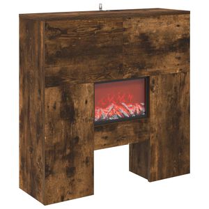 vidaXL Elektrokamin R&auml;uchereiche 75 x 24,5 x 75 cm Holzwerkstoff