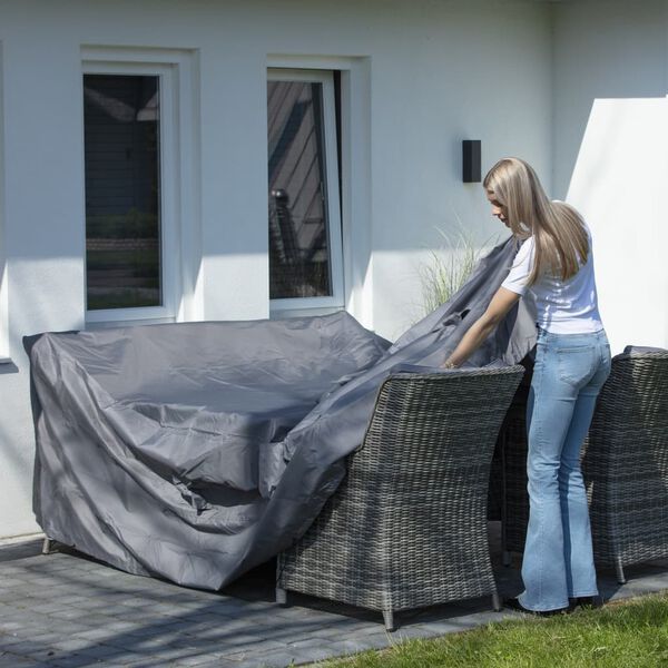 Madison Gartenm&ouml;bel-Abdeckung 305x190x85 cm Grau