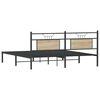 vidaXL Bettgestell ohne Matratze Sonoma-Eiche 183x213 cm Holzwerkstoff
