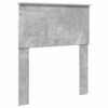 vidaXL Bettrahmen Beton Grau und Silber 70 x 190 cm Holzwerkstoff