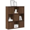vidaXL Bücherregal Braun Eichen-Optik 89x24x101,5 cm Holzwerkstoff