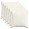 vidaXL Kissenbezug 6 stk. HOUTEN Creme 65 x 65 cm Cord