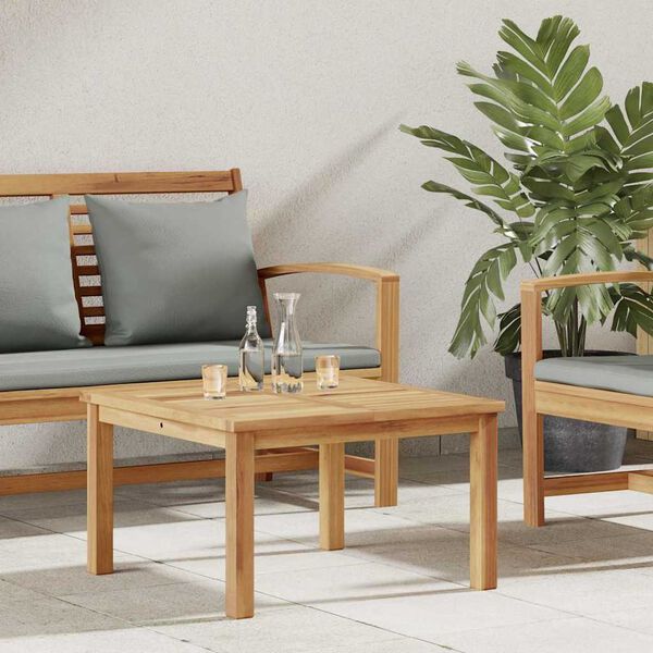vidaXL Couchtisch Braun 60 x 60 x 36 cm Massivholz Teak