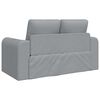vidaXL Schlafsofa 60cm Hellgrau Stoff