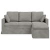 vidaXL Sofa Hellgrau Gesamtabmessungen: 178 x 134 x 80 cm (B x T x H)
