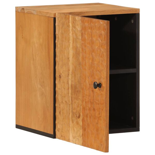 vidaXL Bad-Wandschrank 38x33x48 cm Massivholz Akazie