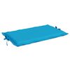 vidaXL Sonnenliegen-Auflage Blau 186x58x4 cm Oxford-Gewebe