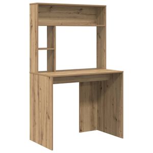 vidaXL Schreibtisch Artisan-Eiche 91 x 50 x 149 cm Holzwerkstoff