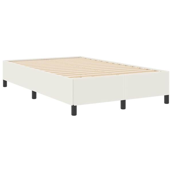 vidaXL Boxspringbett Creme 120 x 190 cm Cordstoff