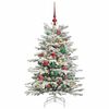 vidaXL K&uuml;nstlicher klappbarer Weihnachtsbaum Wei&szlig; 120 cm PE und PVC