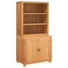 vidaXL Aufbewahrungsm&ouml;bel-Set mit T&uuml;r 2 Stk. Braun 80 x 50 x 160 cm