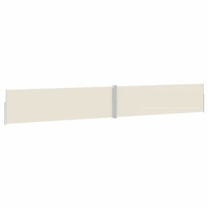 vidaXL Ausziehbare Seitenmarkise 170x1200 cm Creme