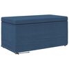 vidaXL Hocker Blau 81 x 41 x 40 cm Stoff und Pressholz