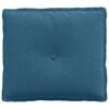 vidaXL R&uuml;ckenkissen Blau 50 x 45 cm Cordstoff