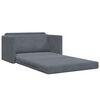 vidaXL Schlafsofa Dunkelgrau 124 x 204 x 61 cm Samt