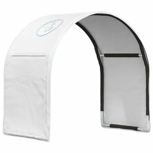 vidaXL Bettunnel 2 pcs Wei&szlig; 211 x 52,5 x 2 cm Polyester