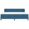 vidaXL Boxspringbett mit Matratze Dunkelblau 200 x 200 cm Samt
