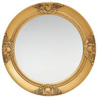 vidaXL Wandspiegel im Barock-Stil 50 cm Golden
