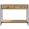 vidaXL Konsolentisch Artisan-Eiche 100 x 34,5 x 75 cm Holzwerkstoff