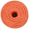 vidaXL Arbeitsseil Orange 12 mm 50 m Polypropylen