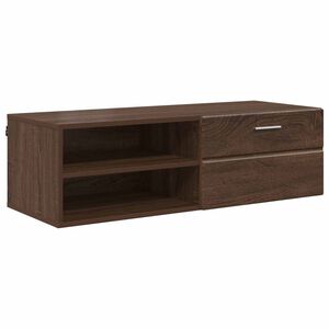 vidaXL Holzschrank Braun Eichen-Optik 100,5 x 39 x 30 cm Holzwerkstoff