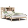 vidaXL Massivholzbett mit Regal ohne Matratze 140x190 cm Kiefernholz