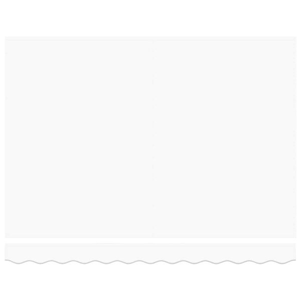 vidaXL Markise Weiß 300 x 250 x 165 cm Polyester und Aluminium