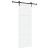 vidaXL Schiebet&uuml;r ORKDAL 83 x 232 cm Massives Kiefernholz Wei&szlig;