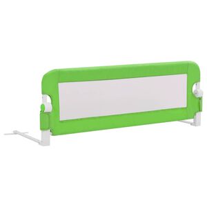 vidaXL Kleinkind-Bettschutzgitter Gr&uuml;n 120x42 cm Polyester