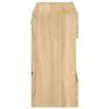 vidaXL TV-Wandschrank mit LED-Leuchten Sonoma-Eiche 78,5x30x60,5 cm