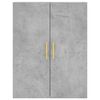 vidaXL Highboard Betongrau 69,5x34x180 cm Holzwerkstoff