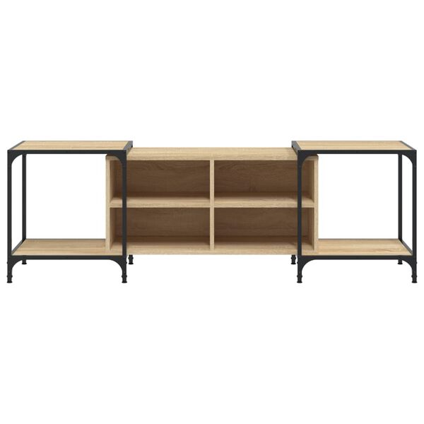 vidaXL TV-Schrank Sonoma-Eiche 153x37x50 cm Holzwerkstoff