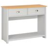 vidaXL Konsolentisch Grau 97x35x76 cm