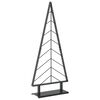vidaXL Metall-Weihnachtsbaum mit St&auml;nder KUOPIO 125 cm Stahl Schwarz