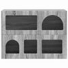 vidaXL Sideboard Graues Sonoma 80,5 x 35 x 59 cm Holzwerkstoff