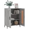vidaXL Sideboard Grau Sonoma 69,5x34x90 cm Holzwerkstoff