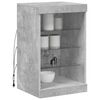 vidaXL Sideboard mit LED-Leuchten Betongrau 41x37x67 cm