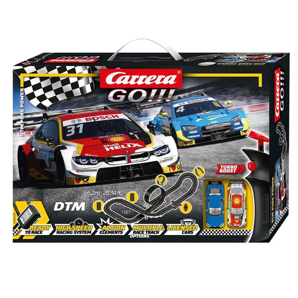 Carrera GO!!! Autorennbahn-Set DTM 6,2 m