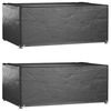 vidaXL Gartenm&ouml;bel-Abdeckungen 2 Stk. 8 &Ouml;sen 180x122x75 cm Rechteckig
