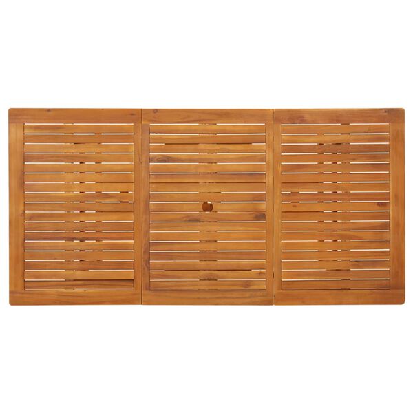 vidaXL Garten-Esstisch 180x90x75 cm Massivholz Akazie