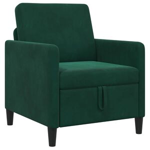 vidaXL Sofa mit Stauraum Dunkelgr&uuml;n 72 x 78 x 87 cm Polyester