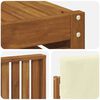 vidaXL Sofagarnituren 6 pcs Natur und Creme Massivholz Akazie