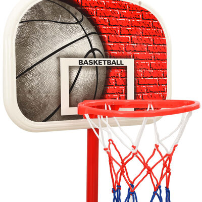 vidaXL Tragbares Basketball-Spielset Verstellbar 138,5-166 cm