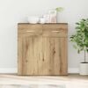 vidaXL Sideboard Artisan-Eiche 78 x 38 x 80 cm Holzwerkstoff
