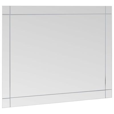 vidaXL Wandspiegel 80x60 cm Glas
